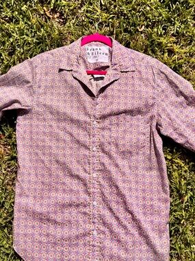 Frank & Eileen Pink & Blue, “Joedy”  Button-Down Shirt size Medium